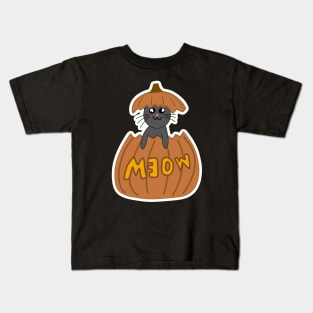 Halloween Cat Kids T-Shirt